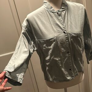 ZARA BASIC DENIM JACKET SIZE XS
